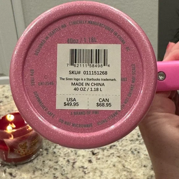 STANLEY X STARBUCKS 2024 - Winter Pink 40oz Limited Edition - Picture 4 of 8